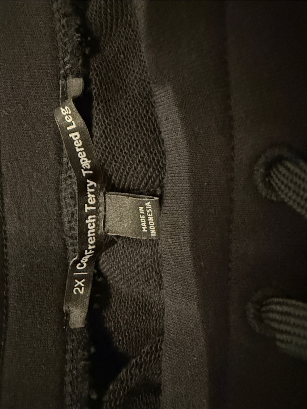 Talbots Black Women's Drawstring Jogger Pants - Picture 2 of 3